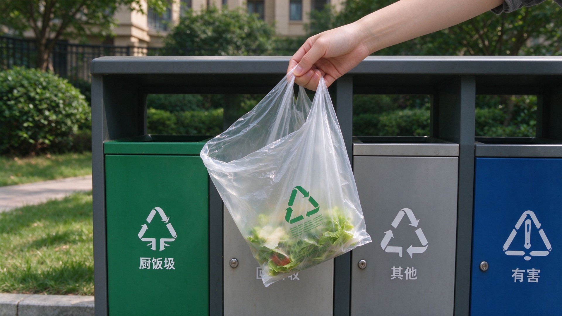 Sacs plastiques biodégradables